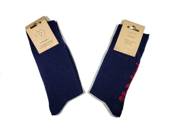 chaussette bleu ecosse