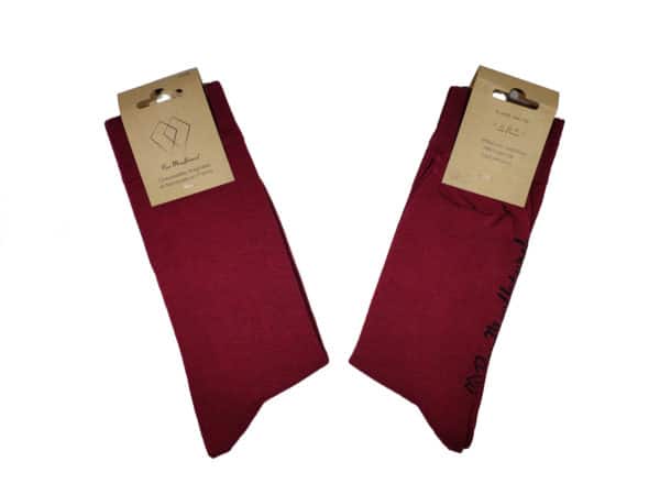 chaussette écosse rouge