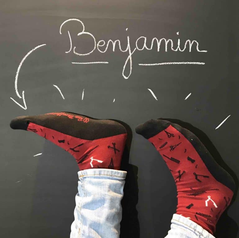 Chaussettes Benjamin Movember Rue Mouffetard