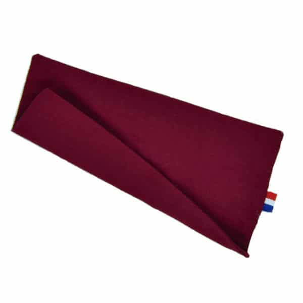 pochette costume rouge bordeaux