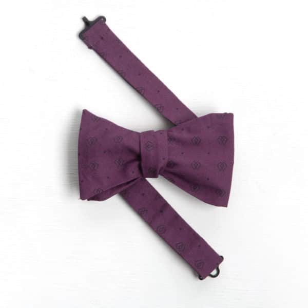 noeud papillon violet