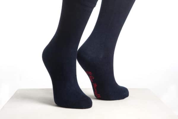 chaussette bleu ecosse