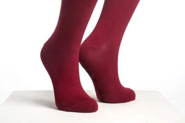 chaussette rouge ecosse