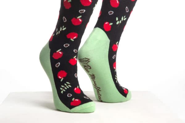 chaussettes vertes pommes