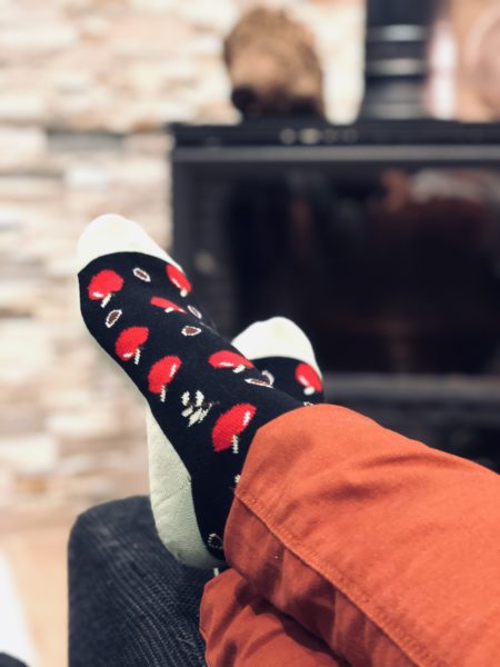 chaussettes eve vert